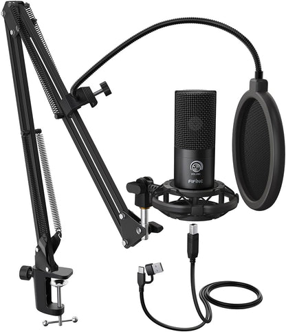 Micrófono Fifine Amplitank T669, USB Condensador de Estudio.