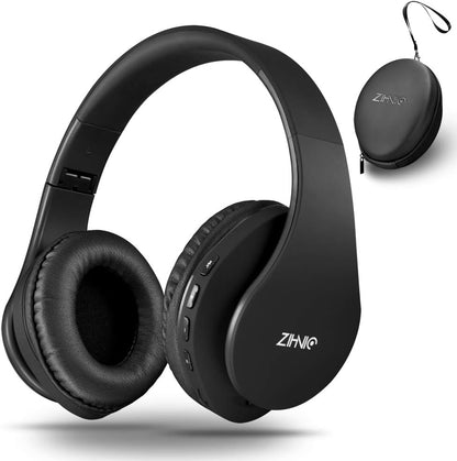 Auriculares Bluetooth plegables, ZIHNIC, micro SD/TF, Estuche.(sin caja)
