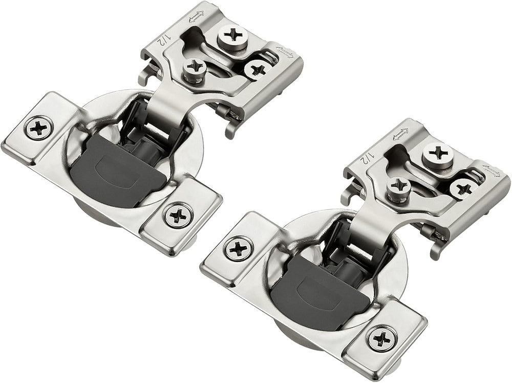 Bisagras cierre suave superpuestas, 1/2", Joydecor, 105°, 60 pcs.