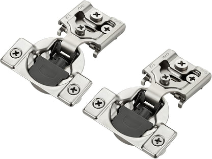 Bisagras cierre suave superpuestas, 1/2", Joydecor, 105°, 60 pcs.