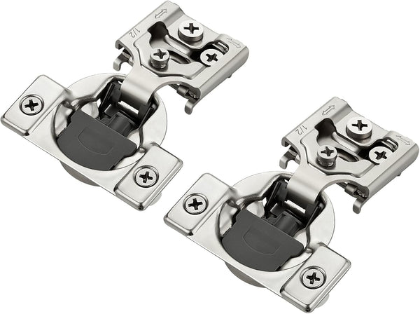 Bisagras cierre suave superpuestas, 1/2", Joydecor, 105°, 60 pcs.