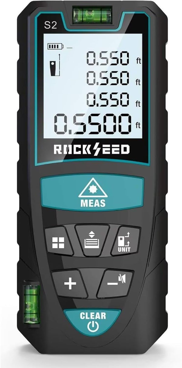 RockSeed Medidor Láser 50M, Medidor de Distancia Láser Digital