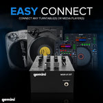Mezclador DJ Gemini 2 Canales Bluetooth MXR-01BT