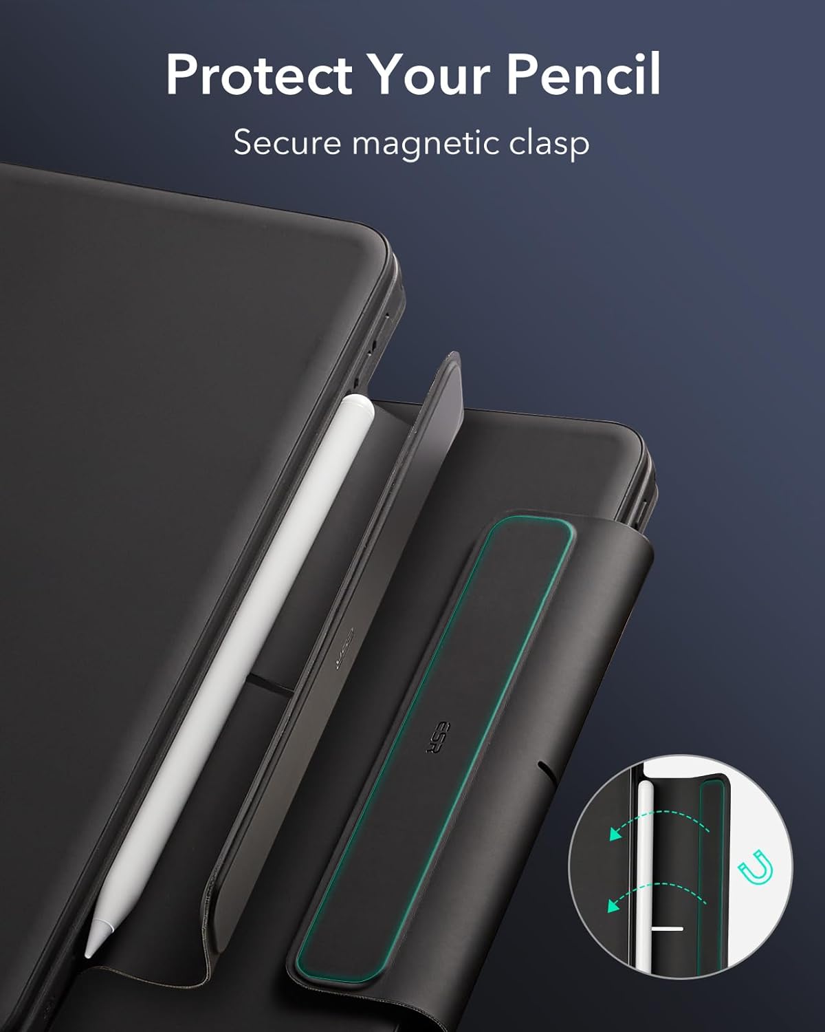 ESR - Funda para iPad Pro  de 11 Pulgadas con Teclado.