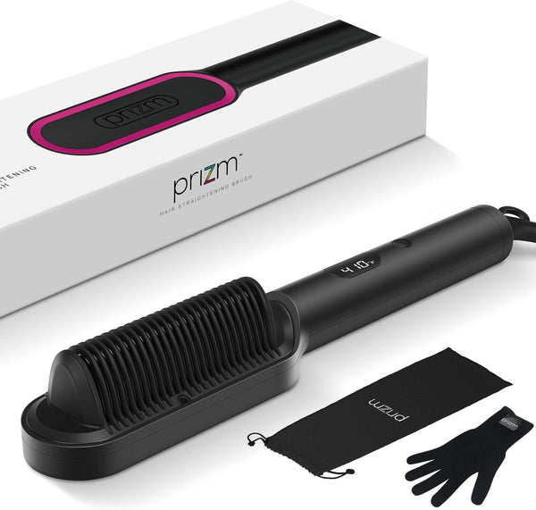 Cepillo Alisador de Cabello con Menos Frizz 4 Configuraciones de Temperatura