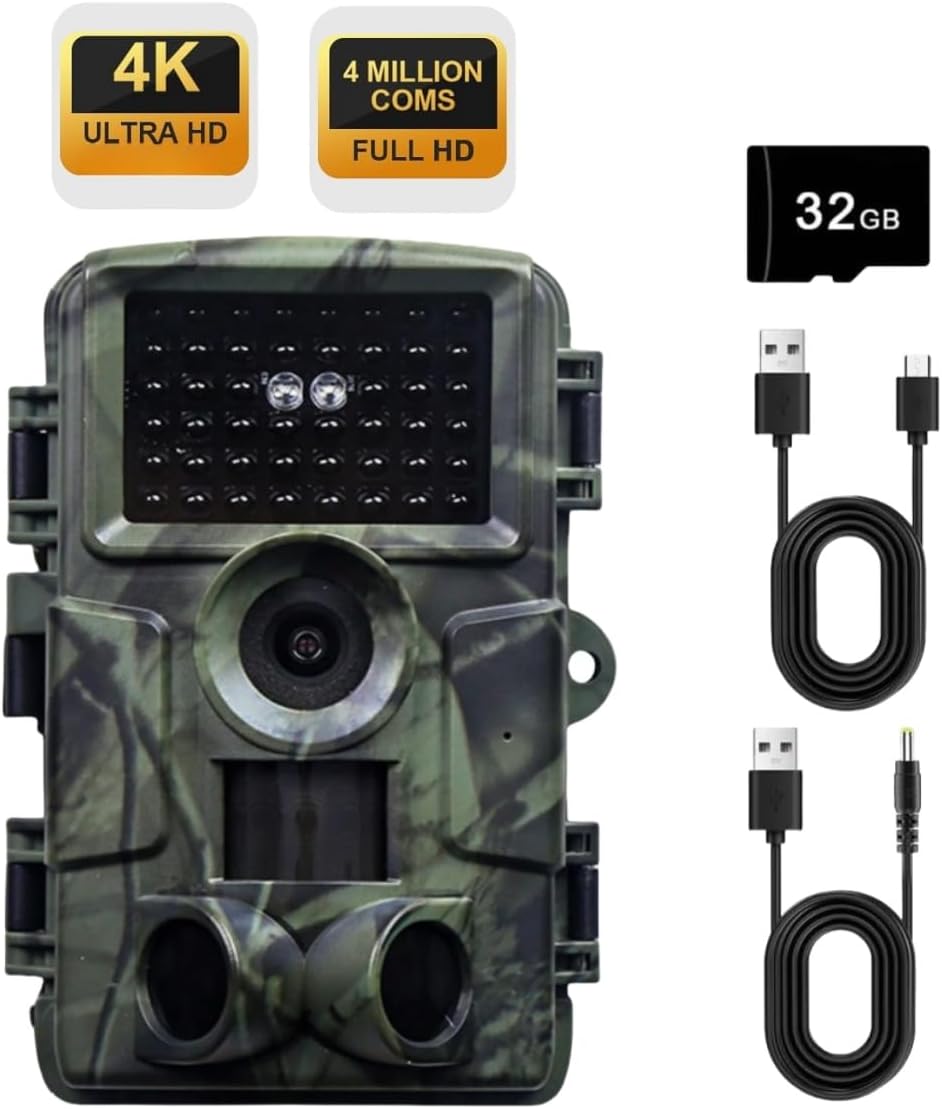 Cámaras de Caza 60MP 4K H.264 Vídeo