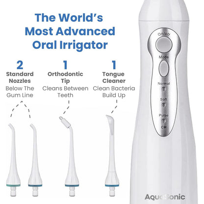 Centro Dental Cepillo de dientes recargable y hilo dental inteligente AquaSonic