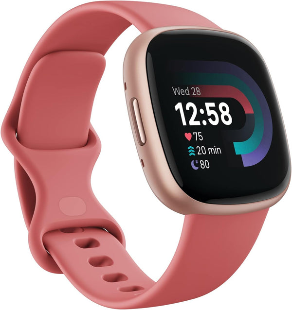Smartwatch de Fitness, Fitbit Versa 4, con GPS integrado (CAJA BIERTA)