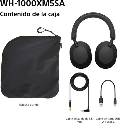 Auriculares Sony WH-1000XM5SA, Sensor táctil, Alexa (USADOS).