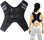 Chaleco de entrenamiento, con peso 5.5 Kgs, arena hierro.