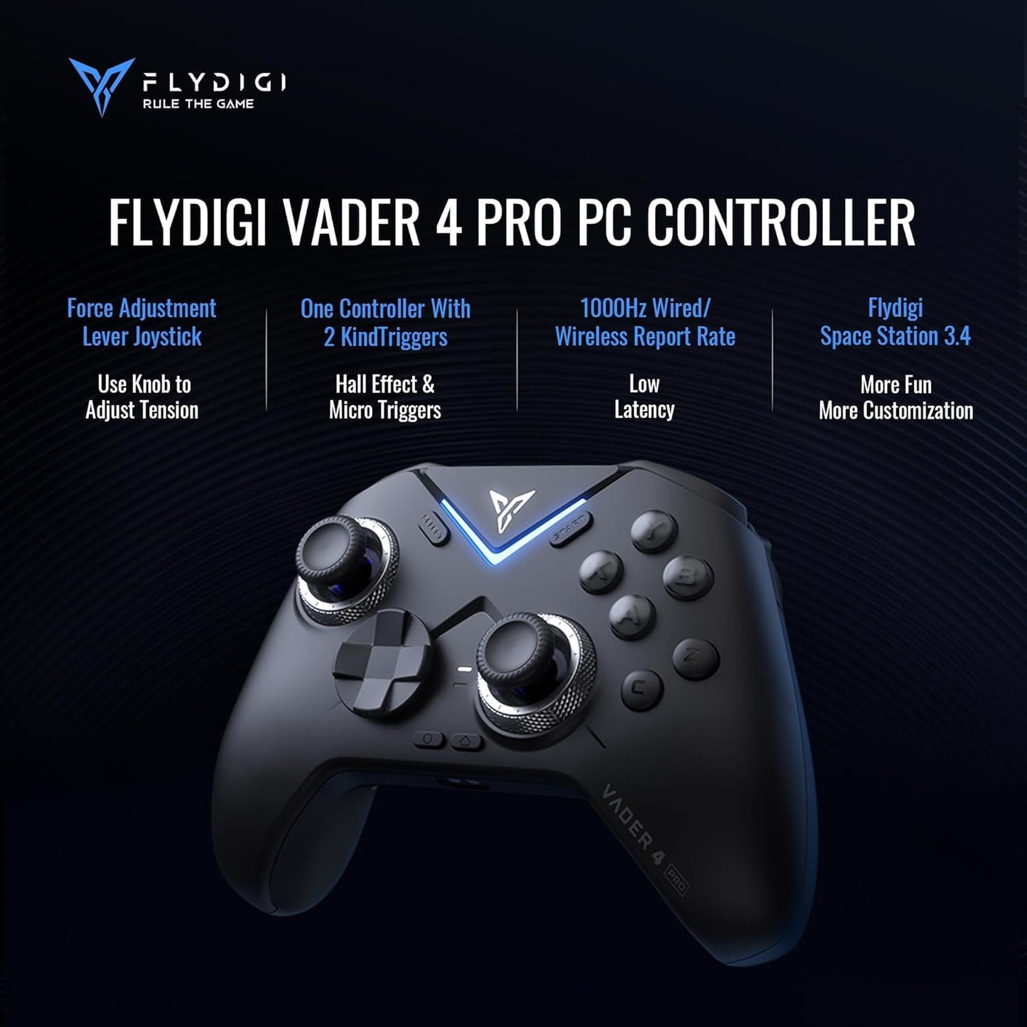 Controlador para PC FLYDIGI Vader 4 Pro