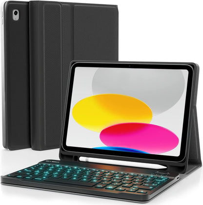 EVEO - Funda para iPad de 10ª generación con teclado.