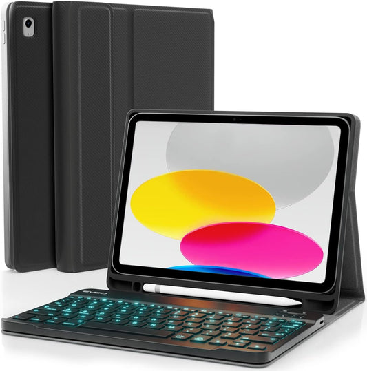 EVEO - Funda para iPad de 10ª generación con teclado.
