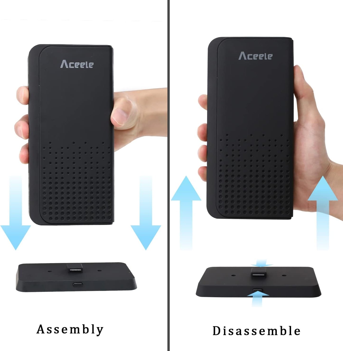 Estación de acoplamiento para portátil, Aceele concentrador USB/C.