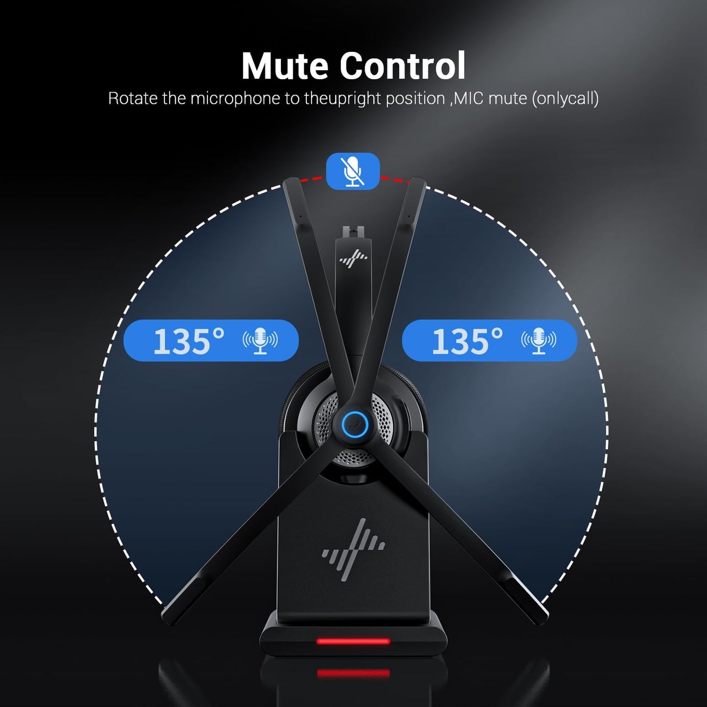JIAMQISHI, Auriculares BT, wireless  c/micrófono.(USADO)