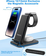 Cargador inalámbrico plegable para múltiples dispositivos, ZUBARR.