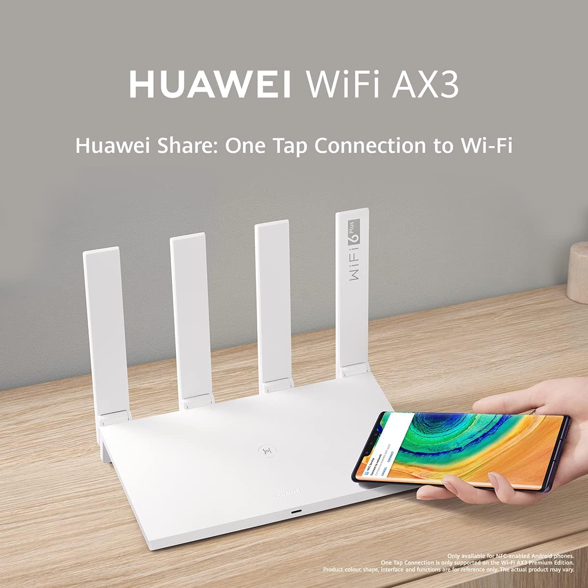 Enrutador WiFi inteligente HUAWEI WiFi 6 Plus AX3