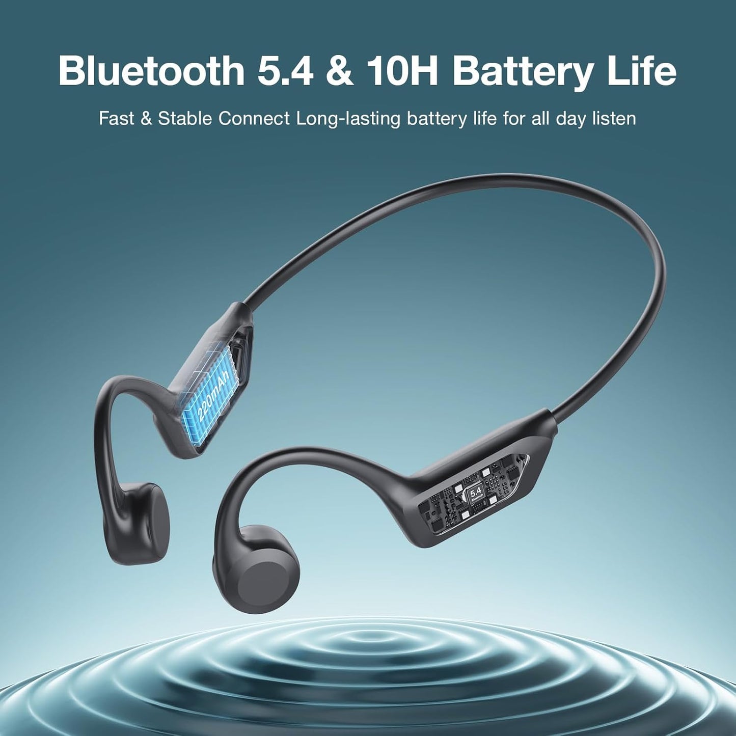 Auriculares de conducción ósea, inalámbricos Bluetooth USADO