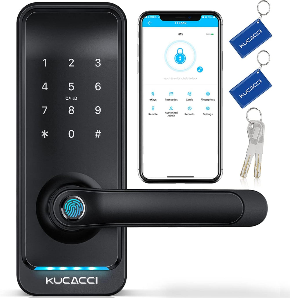Cerradura Inteligente Kucacci Z2 Huella Digital y Teclado (CON DETALLE)