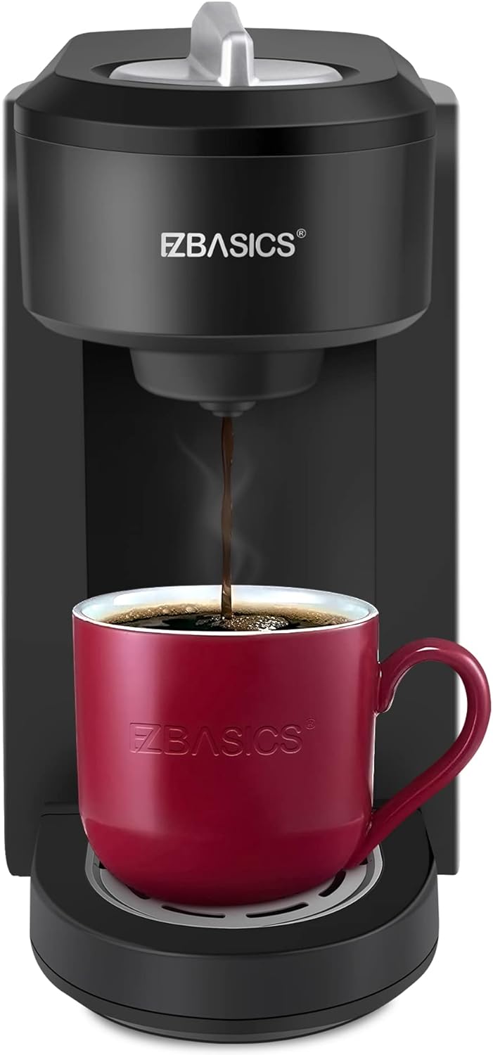 Cafetera de una sola porción Cafetera Café molido 4 a 10 oz. EZBASICS
