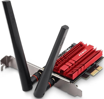 WiFi 6E AX210 PCI-E Tarjeta de red WiFi BT5.3 160MHz Tri-Band USADO