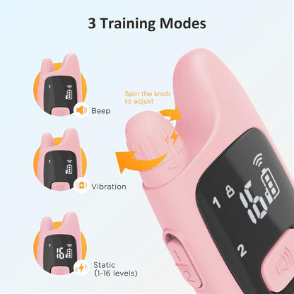 Collares de entrenamiento para perros, PATPET, control remoto.