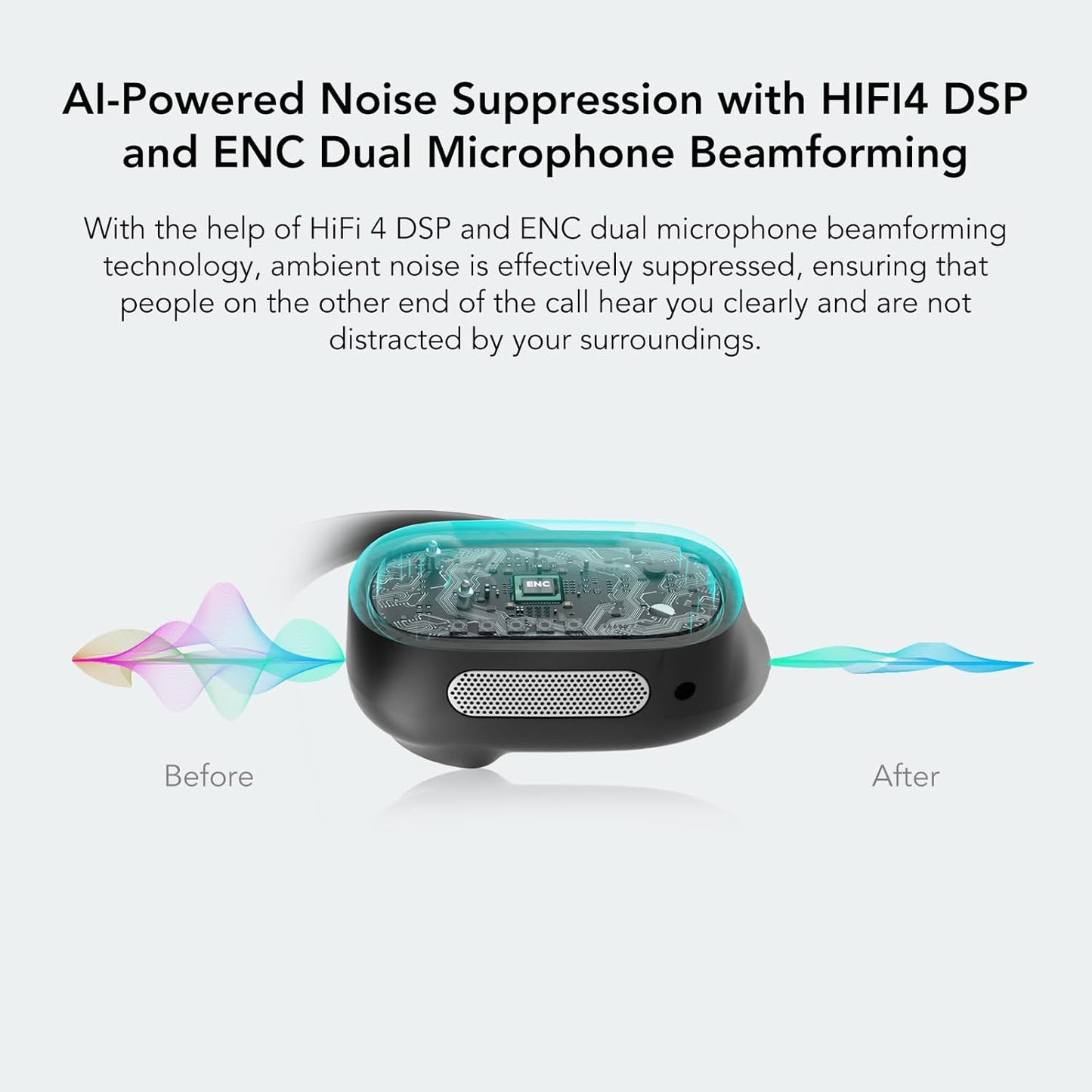 Auriculares Bluetooth de oreja abierta NEARITY conexión dual