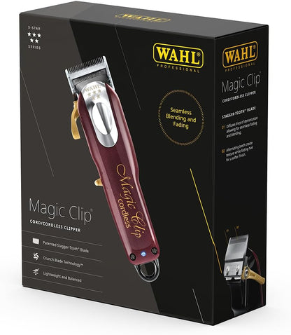 Kit De Corte De Pelo Profesional Wahl Clip Mágico Inalámbrico De 5 Estrellas