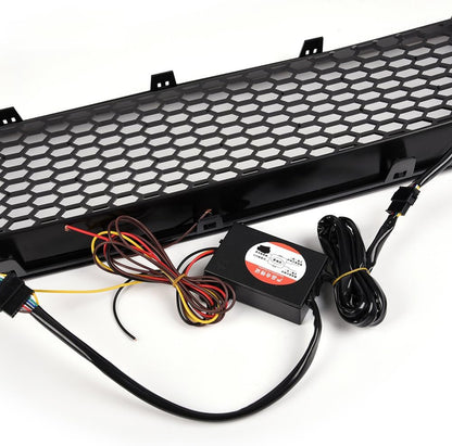 Rejilla LED superior EOMD, parachoques delantero Mustang 18-23 (DETALLE)