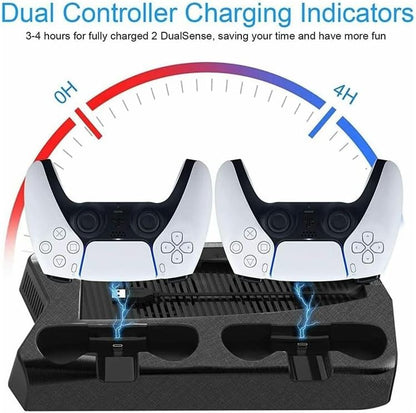 Base de carga para PS5 con ventilador de succión (USADO).