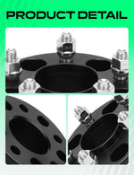 Espaciadores de Rueda YHTAUTO Centrados en el Cubo 5x4.75 de 2.5" 4PZA