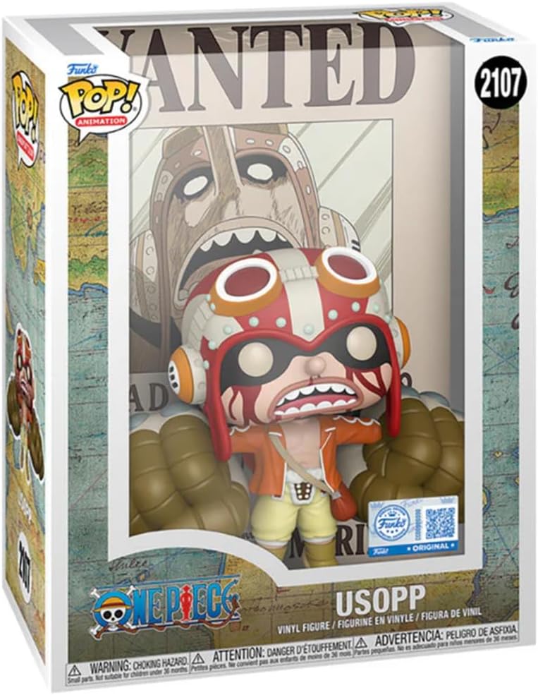 Funko Pop Usopp 2107 One Piece, Edición Especial, caja dura.