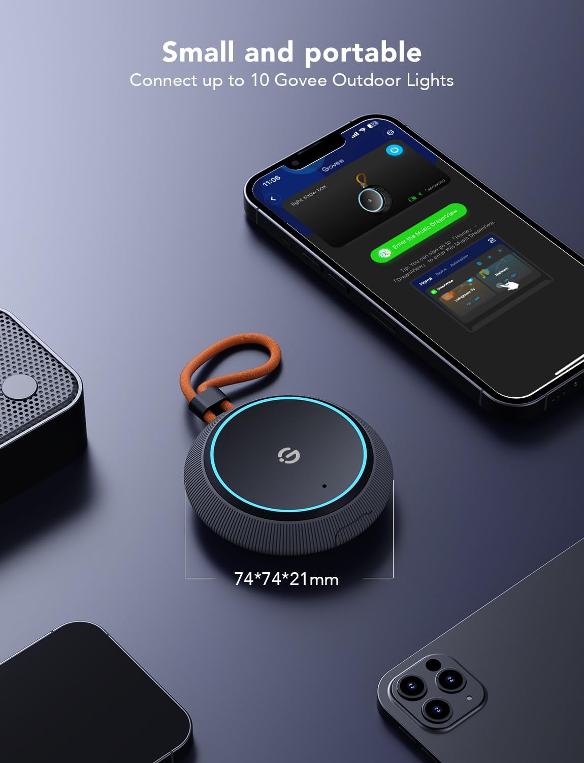 Govee - Caja de exhibición de luz para exteriores.