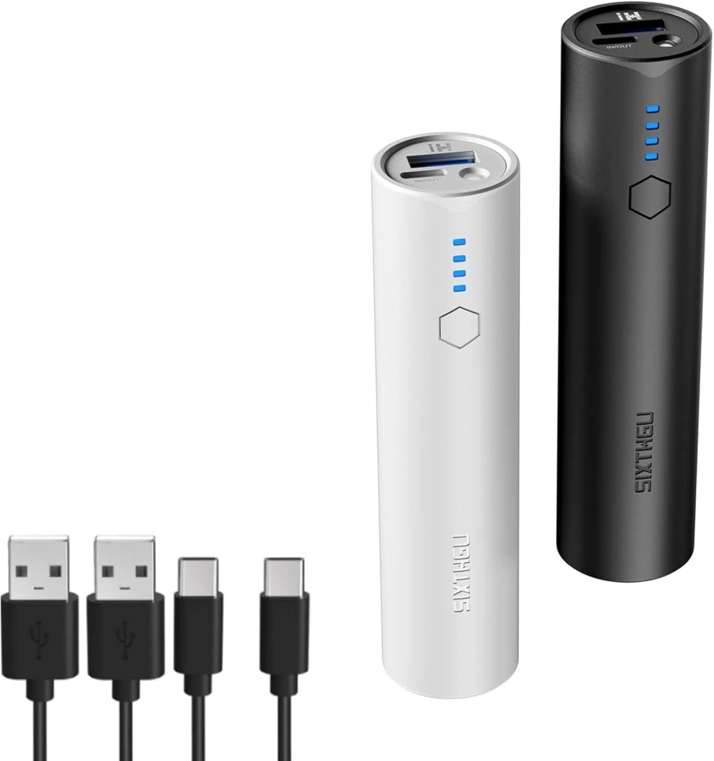 Cargadores portátiles (2) 5000mAh carga rápida