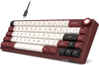 Teclado Mecánico RK Royal Kludge R65 RGB Rojo