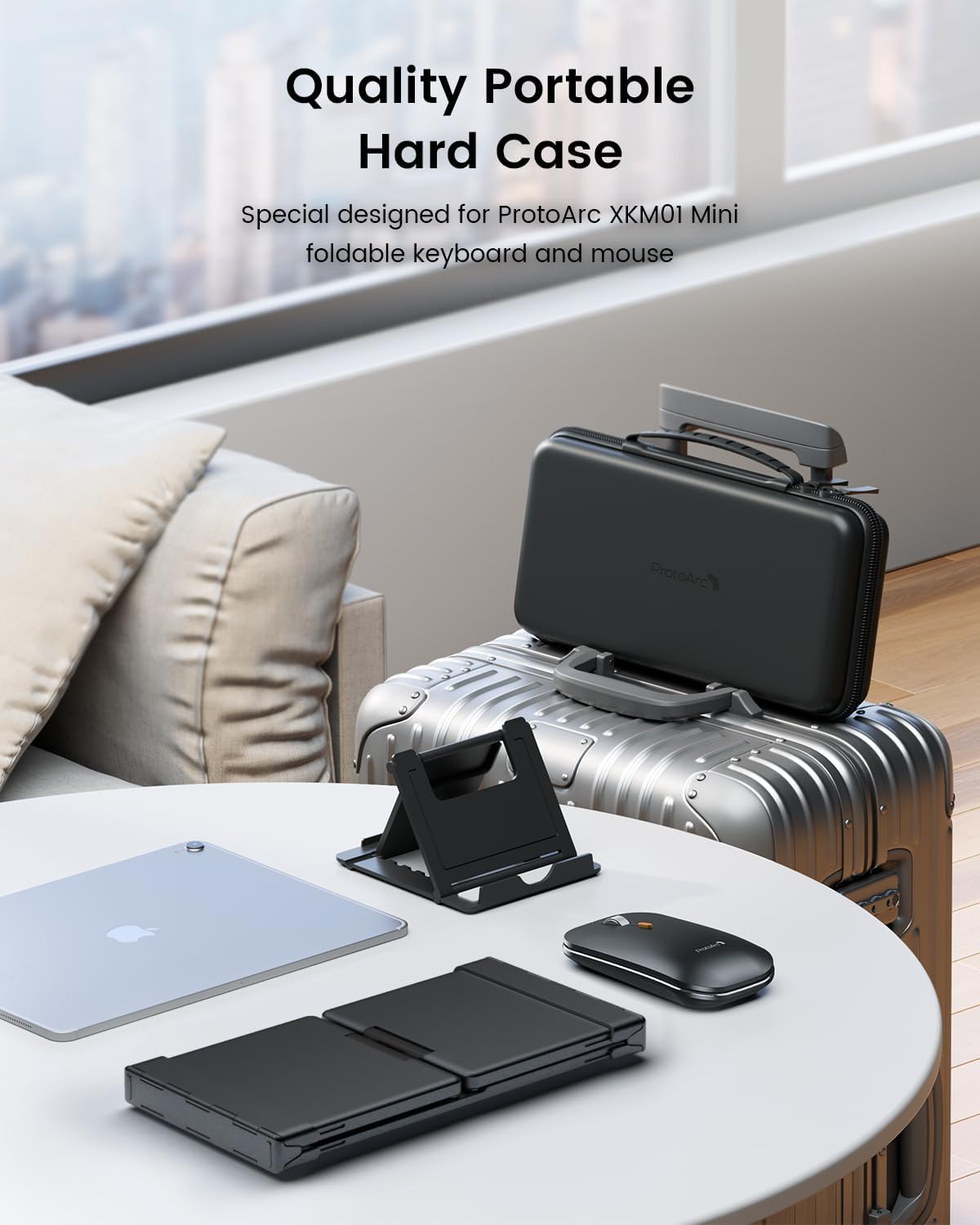 ProtoArc Teclado y Ratón Plegable, TECLADO MINI.