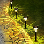 Paquete de 10 luces solares para exteriores, impermeables.