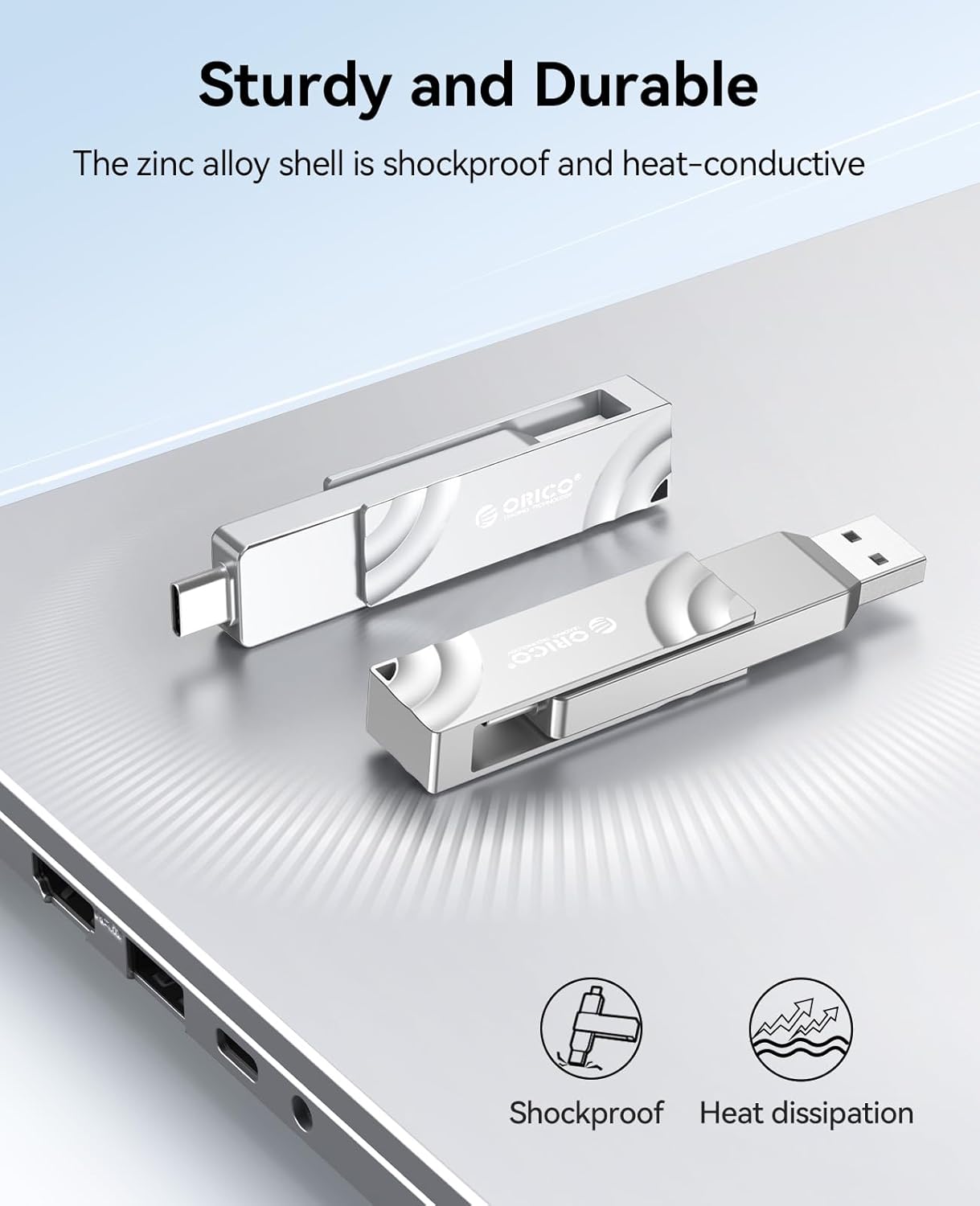 ORICO Unidad de estado sólido externa de 1 TB