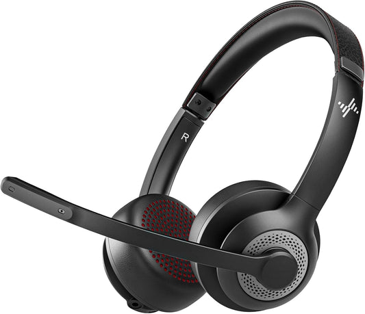 Auriculares inalámbricos con micrófono y cancelacion de ruido.