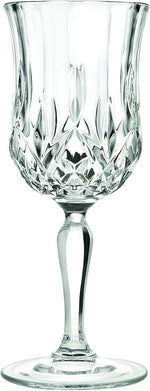 Juego de 12 copas de cristal cortado, para vino de 7.75 oz.(DETALLE)