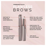 Depiladora de Cejas, Finishing Touch, de Batería, Flawless Brows.