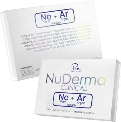 Varita de terapia clínica para la piel, Pure Daily Care NuDerma Fusion.