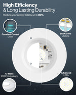 Luces LED empotrables de 5/6", retrofit Downlight 13W 965 LM SUNCO