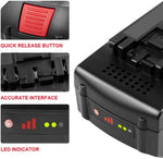 Batería de litio, repuesto, 18V, 6.0 Ah para Bosch BAT609.