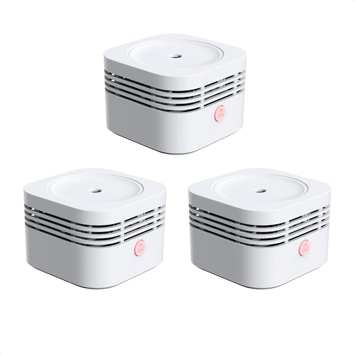 Detector de humo inalámbrico en red, Aegislimk S-RF200, 3 pack.