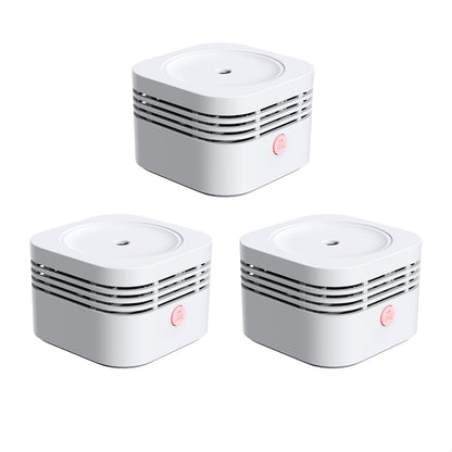 Detector de humo inalámbrico en red, Aegislimk S-RF200, 3 pack.