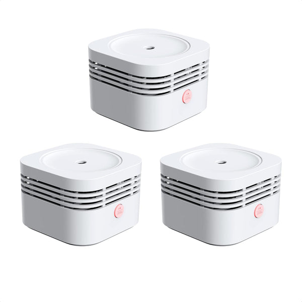 Detector de humo inalámbrico en red, Aegislimk S-RF200, 3 pack.