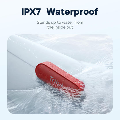 Bocina Bluetooth portátil, Tribit XSound Go, Impermeable IPX7 (USADA)