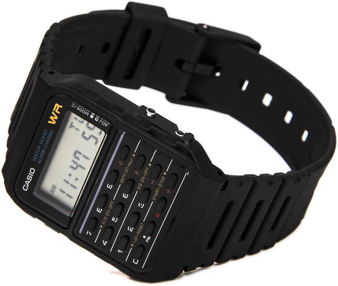 Reloj Casio CA53W Serie Vintage, Calculadora de 8 dígitos.