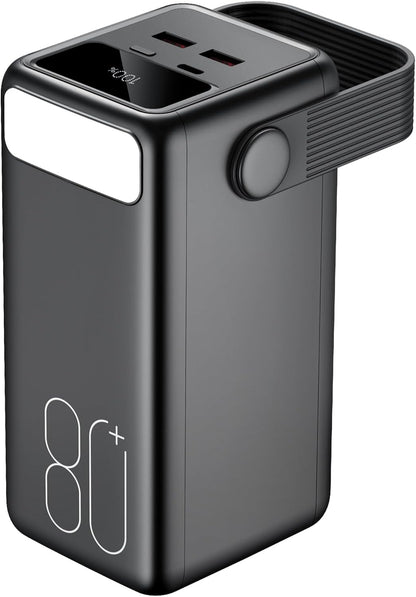 Cargador portátil de 80000 mAh, batería USB C de carga rápida. USADO